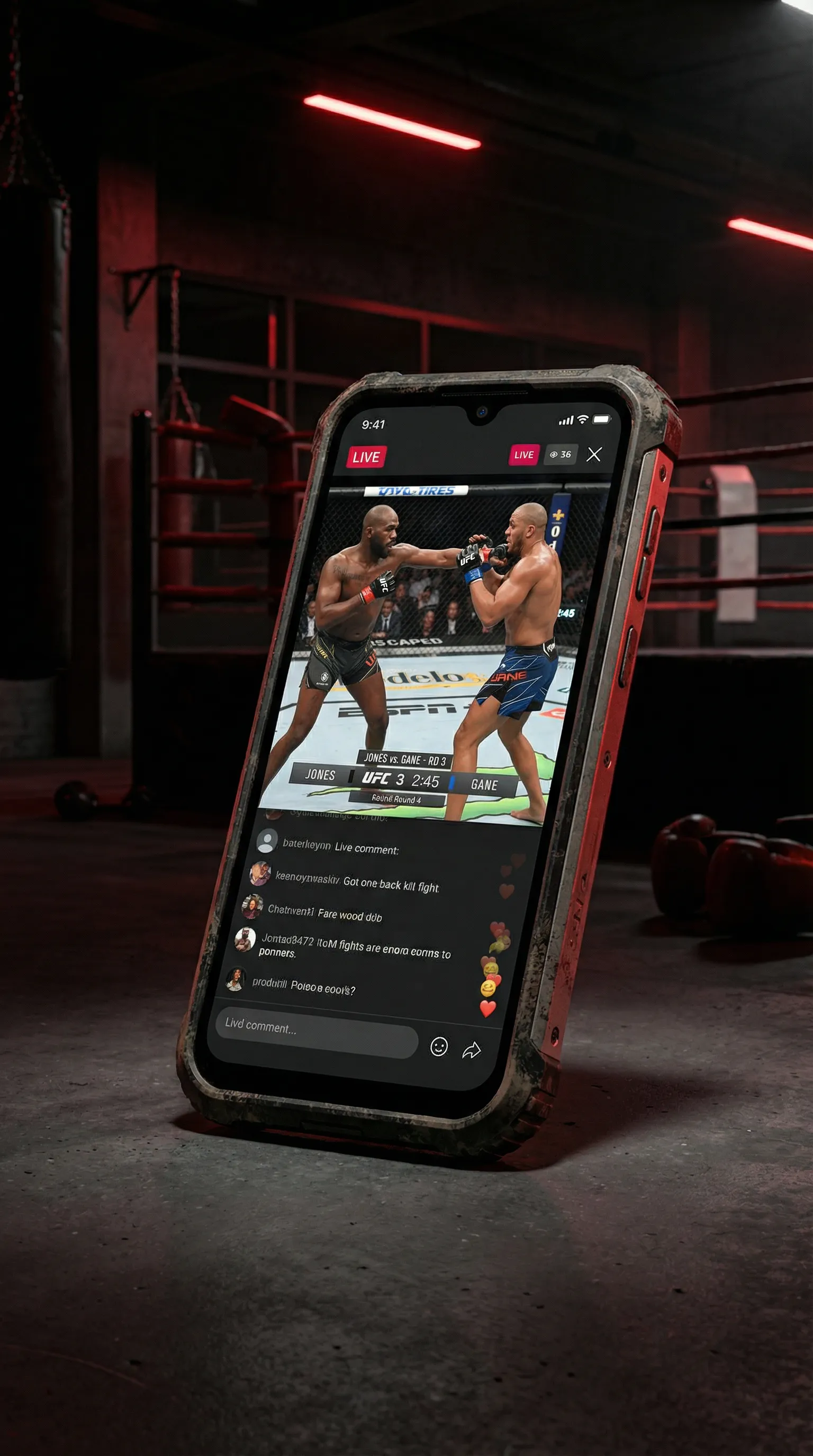 每日大赛mrds-赛事爆料|赛事聚集地|每日大赛mrds 移动端APP格斗直播界面